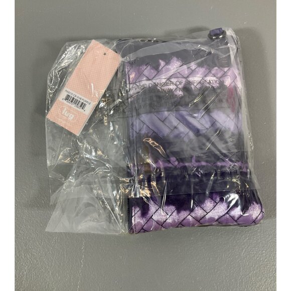 Lug Peekaboo Shibori Purple Crossbody Phone Pouch - Unisex, Zipper Closure, Styl - Picture 5 of 7